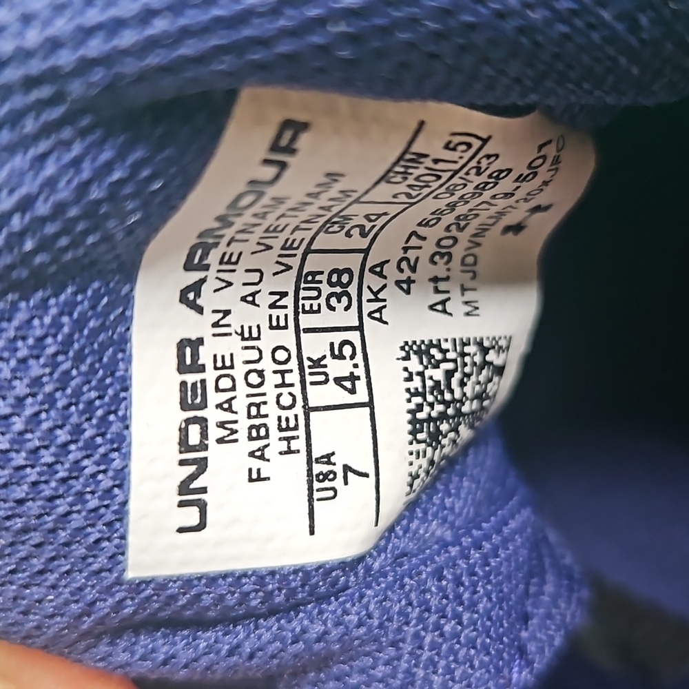 Under Armour Charged Assert 10 Blue sneakers - Picture 5 of 8